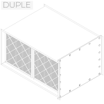 Kexpel CFU Duple Dual Flow Eco. Carbon Filter Unit for Kitchen Ventilation Systems