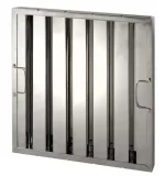 Premium baffle filter for kitchen canopy as part of a kitchen ventilation system