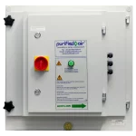 Purified air ESP front view